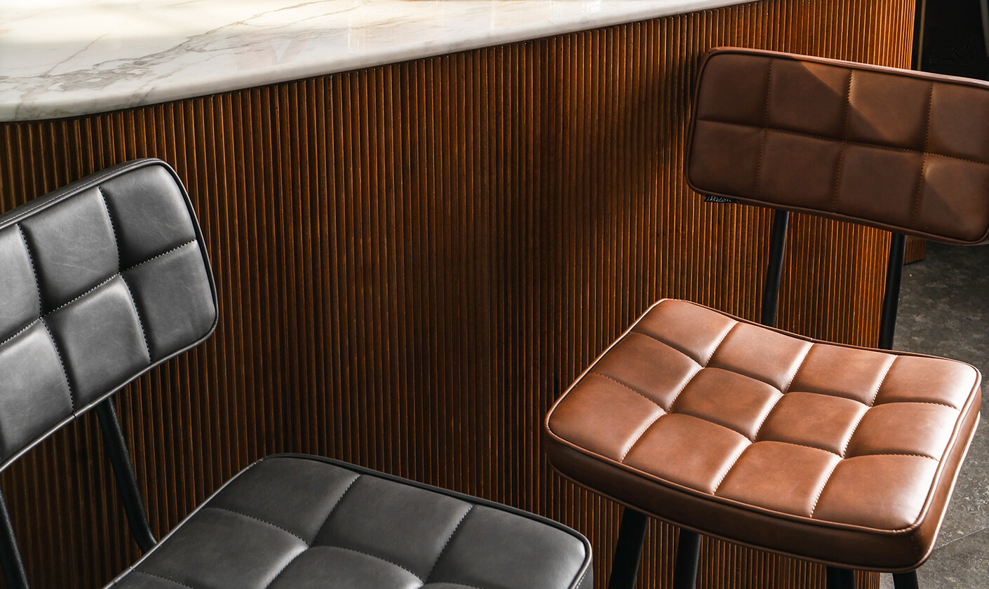 Stylish bar chairs designed to add flair and comfort to your kitchen or bar area.